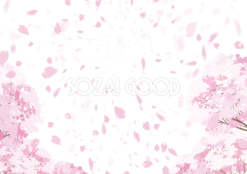 桜の背景イラスト無料フリー 素材good