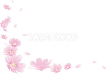 桜 花びら散るイラスト 透過 背景なし無料 フリー 素材good