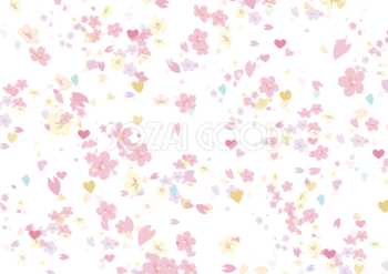 桜 花びら散るイラスト 透過 背景なし無料 フリー 素材good