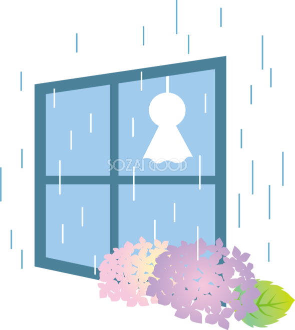 動物の壁紙 50 イラスト 雨 窓