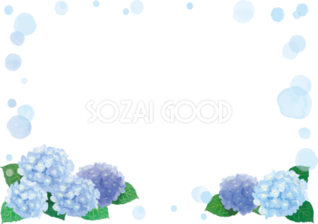 アジサイイラスト 無料フリー 素材good