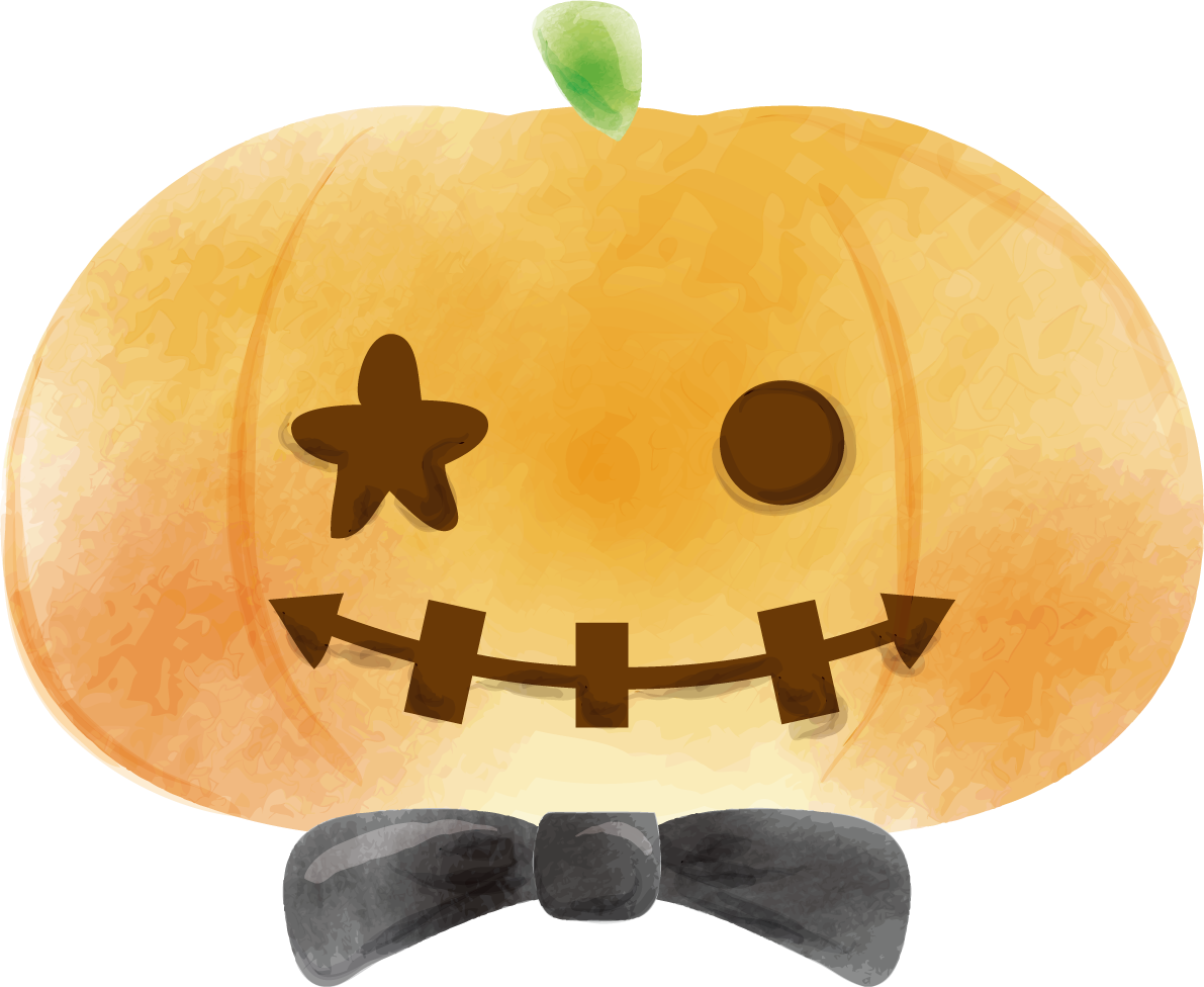 ランタン-かわいいハロウィンの無料イラスト84028に写真・文字を入れる