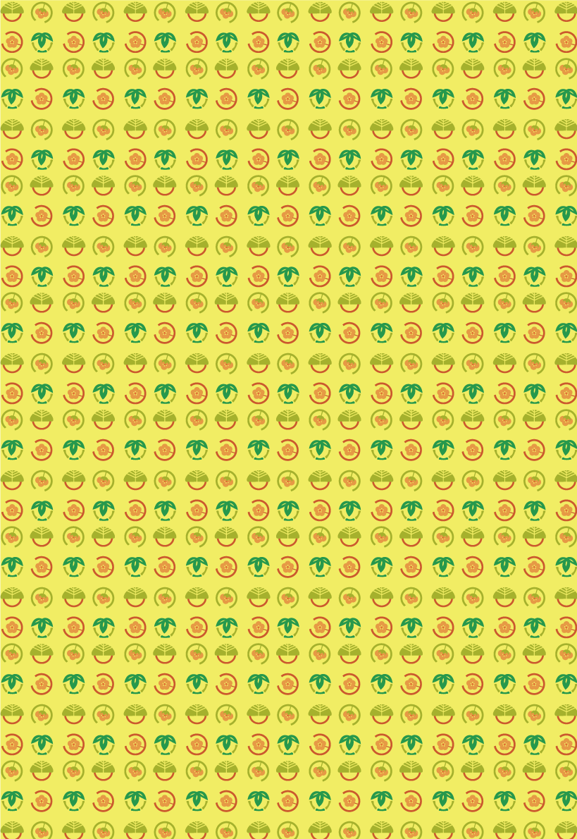 かわいいお正月柄縦背景イラスト無料フリー84641に写真・文字を入れる