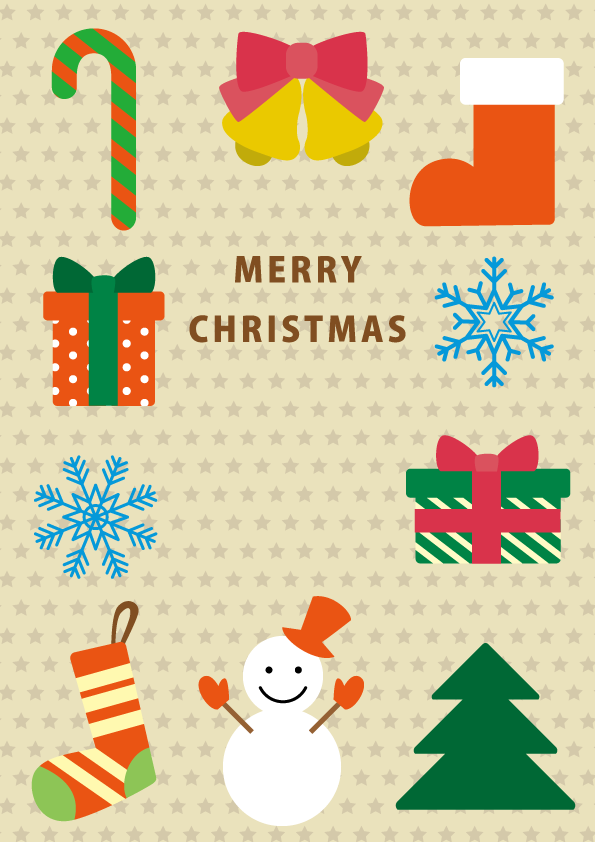 かわいいクリスマス フレーム枠アイテムイラスト無料フリー85140に写真・文字を入れる