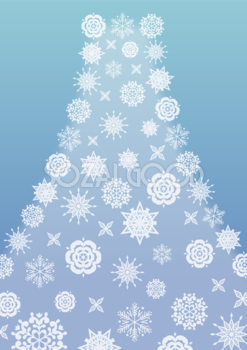 富士山 雪の結晶 背景イラスト無料フリー85220