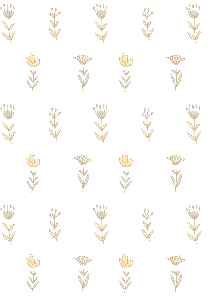 かわいいシンプル小花ボタニカル柄(植物)背景イラスト無料 フリー87290に写真・文字を入れる