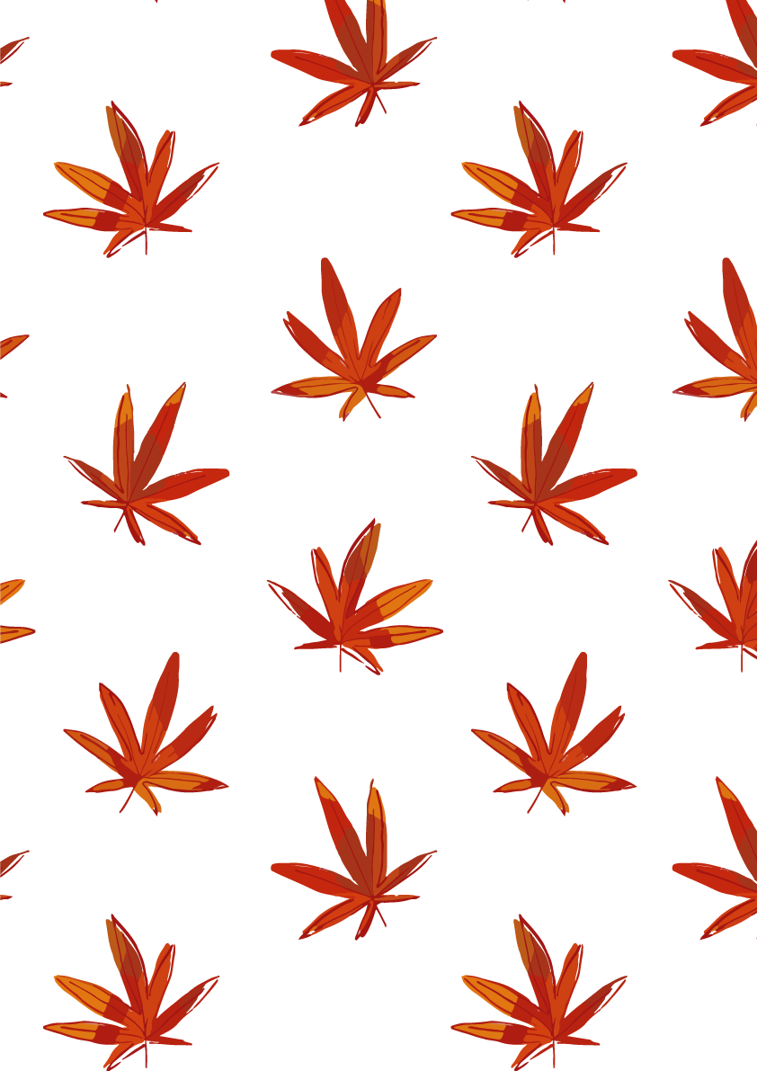 背景 紅葉(もみじ)の葉っぱ 秋イラスト無料 フリー87439に写真・文字を入れる