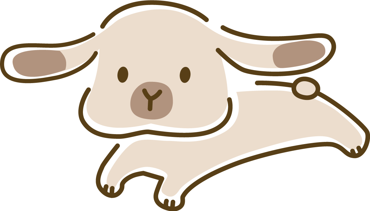 走る うさぎ(ロップイヤー) かわいい2023 卯年イラスト無料 フリー87973に写真・文字を入れる