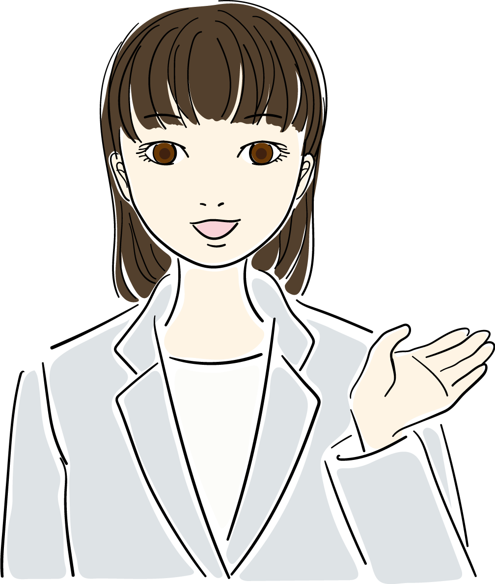 スーツ_おしゃれ女性イラスト無料 フリー88037に写真・文字を入れる