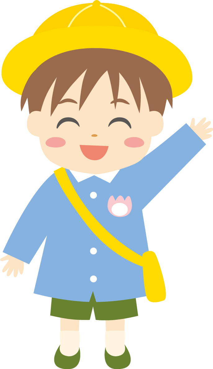 園児 男の子 子供 人物 笑顔イラスト無料 フリー88269に写真・文字を入れる