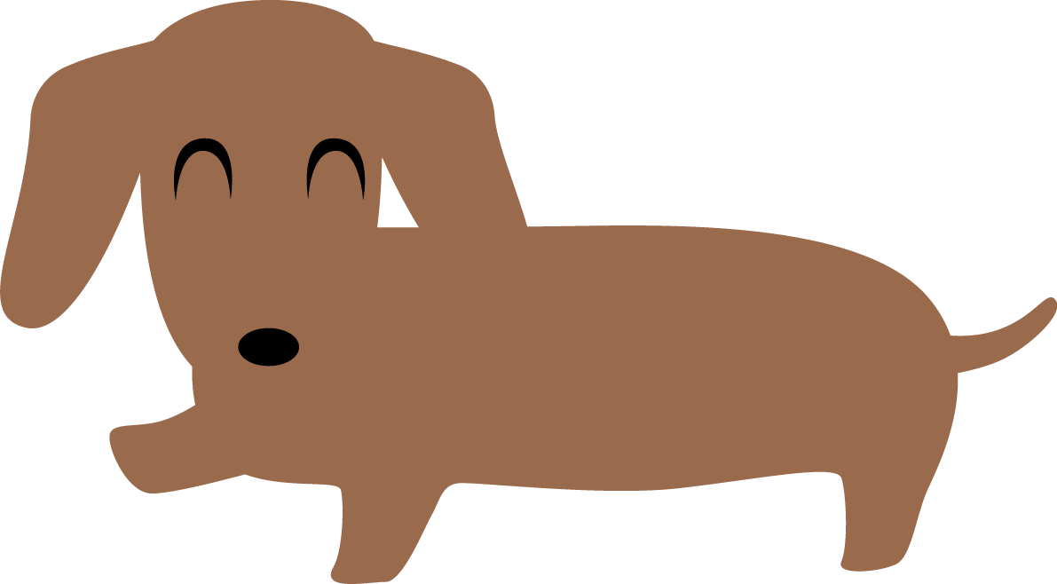動物 犬 ダックスフンド 笑顔イラスト無料 フリー88277に写真・文字を入れる