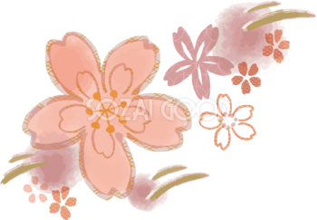 かわいい桜色々イラスト無料 フリー88428
