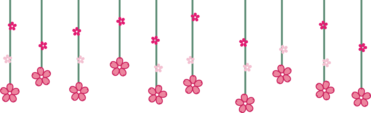 上部用桜柄 イラスト無料 フリー88498に写真・文字を入れる