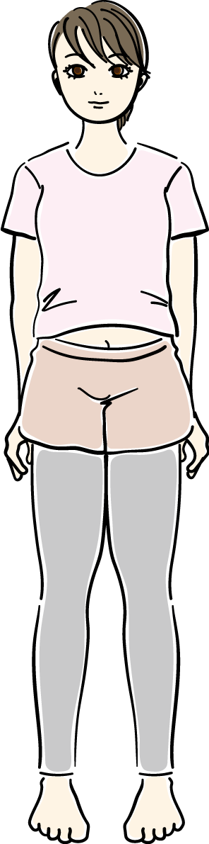 肥満女子_ダイエットイラスト 女性 人物 無料 フリー88572に写真・文字を入れる