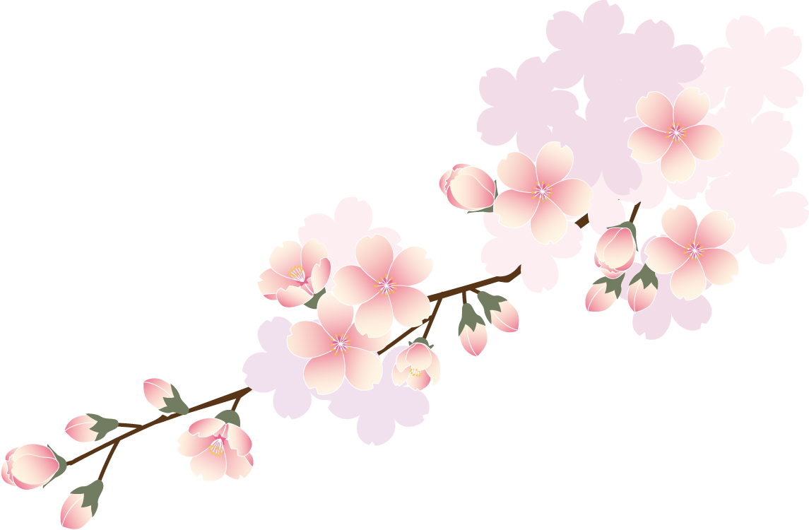 枝・蕾 桜イラスト無料 フリー88637に写真・文字を入れる