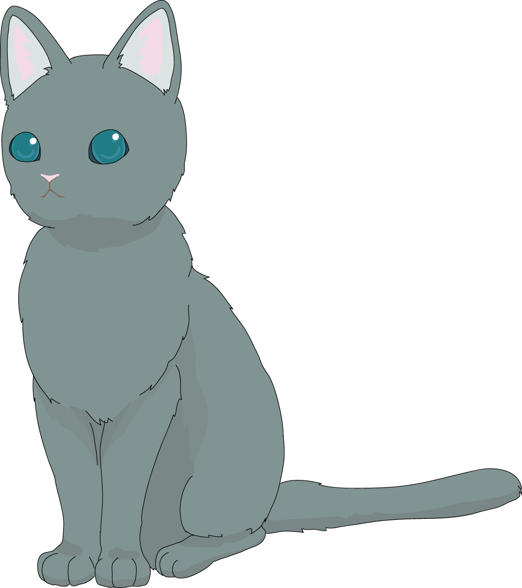 グレー かわいい猫イラスト無料 フリー88716に写真・文字を入れる
