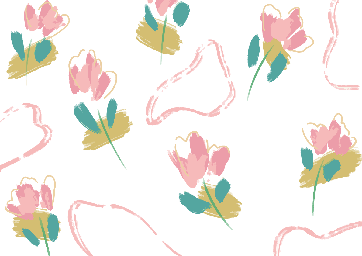 おしゃれかわいいピンクの花 ボタニカル 背景イラスト無料 フリー88762に写真・文字を入れる