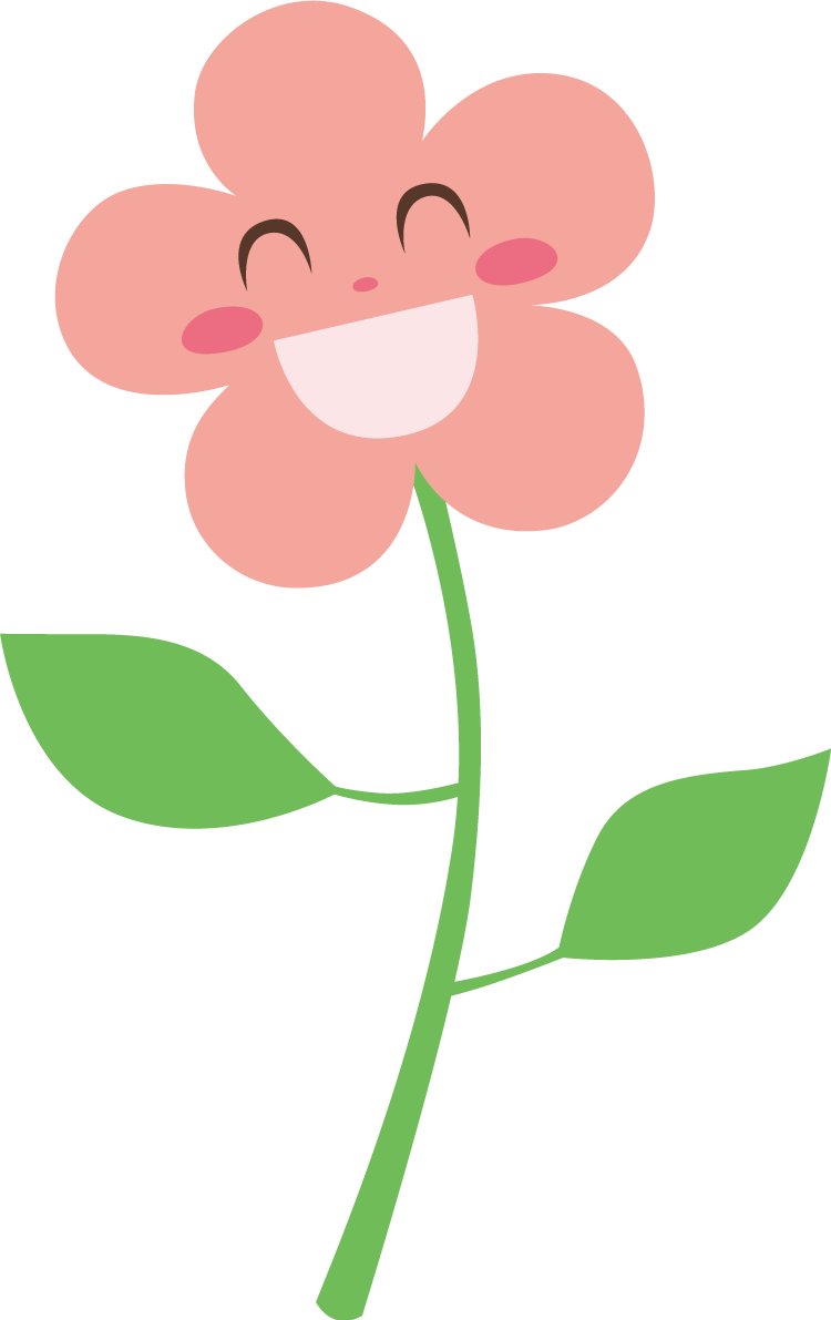 花 笑顔イラスト無料 フリー88806に写真・文字を入れる