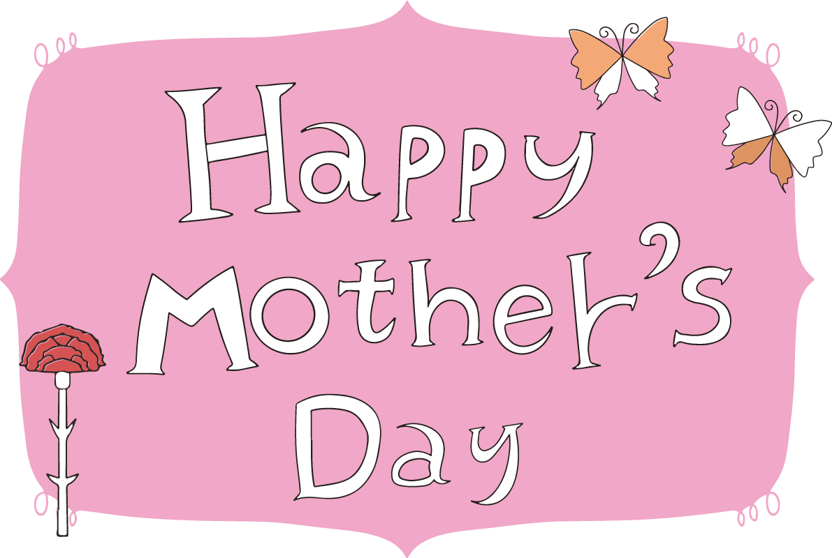 母の日 カーネーション Happy Mothers Day おしゃれ イラスト無料フリー88994に写真・文字を入れる