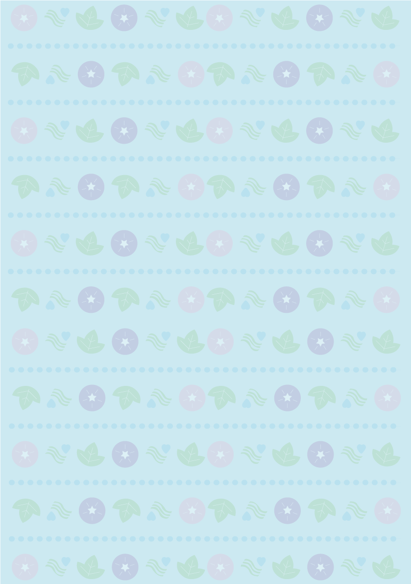 朝顔 背景 かわいい イラスト無料 フリー89616に写真・文字を入れる