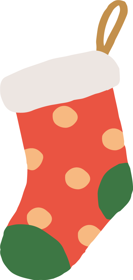靴下 かわいいクリスマスイラスト無料 フリー89644に写真・文字を入れる