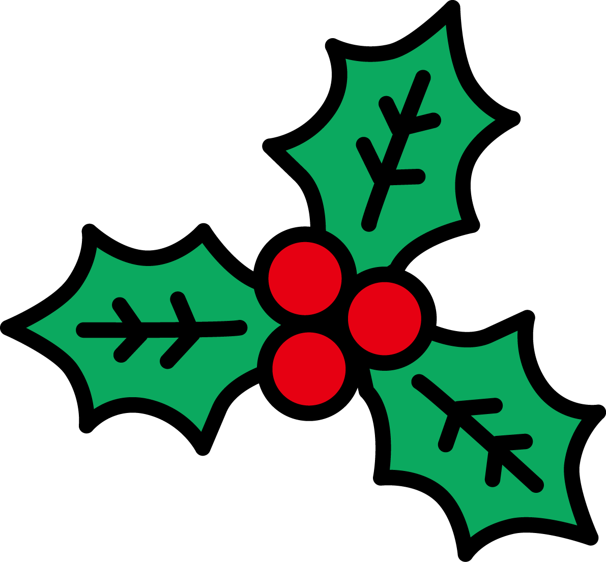 柊 かわいいクリスマスイラスト無料 フリー89653に写真・文字を入れる