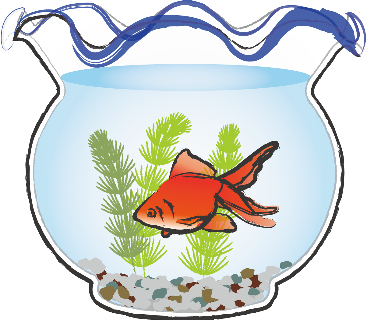 金魚 和風 鉢 イラスト無料 フリー89718に写真・文字を入れる