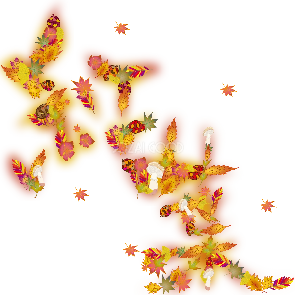 紅葉 秋 漢字紅葉イラスト無料 フリー89915
