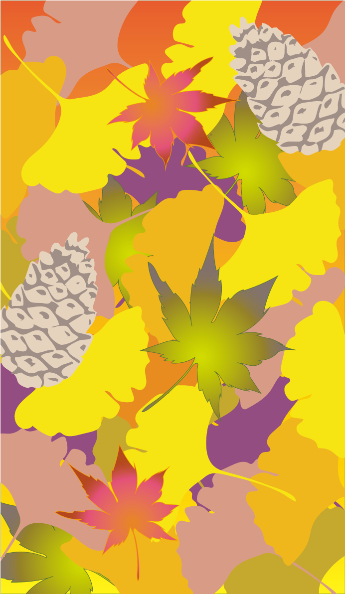 紅葉(もみじ) 秋 落ち葉イラスト無料 フリー89925に写真・文字を入れる