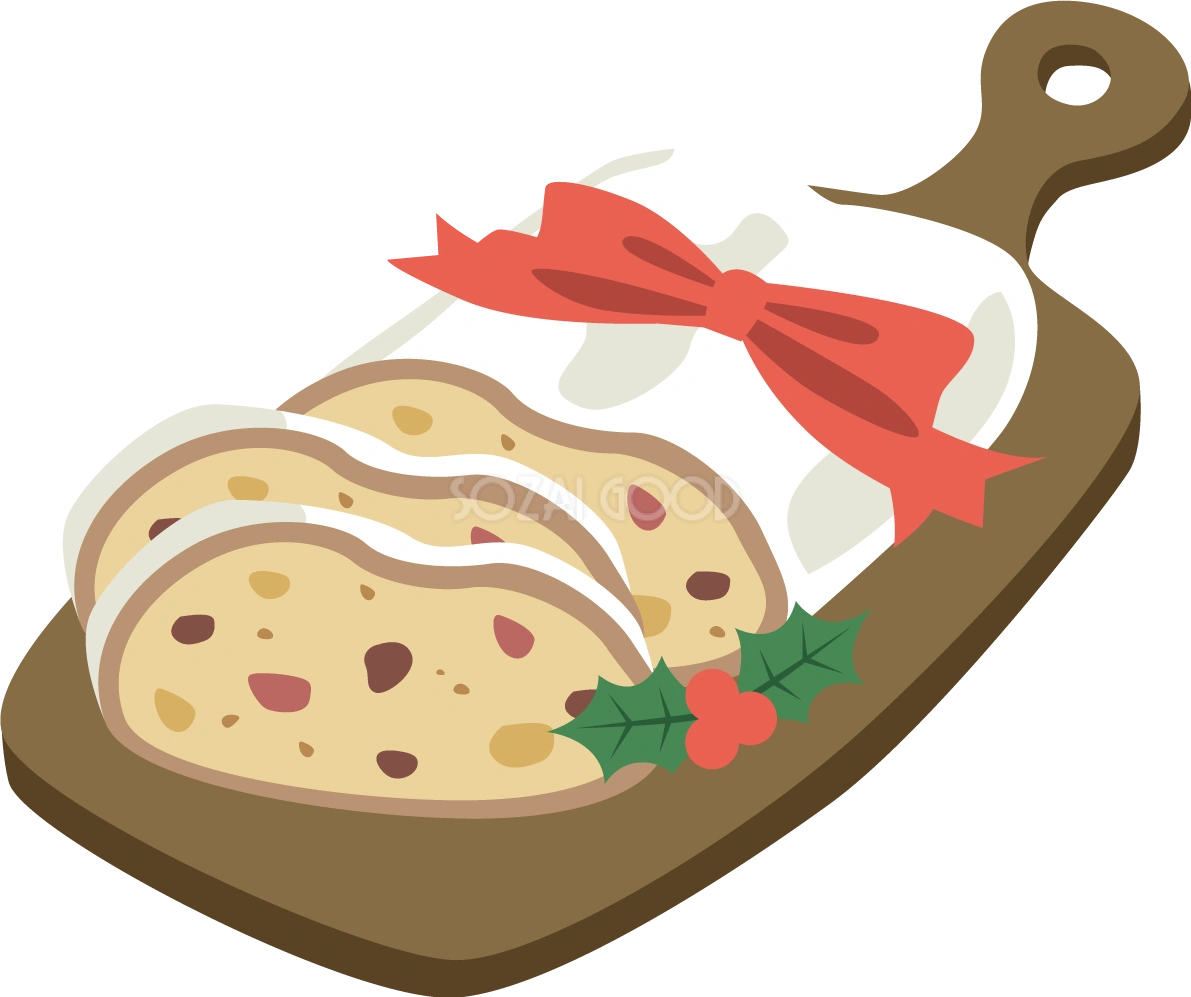 シュトーレン かわいいクリスマスイラスト無料 フリー90072