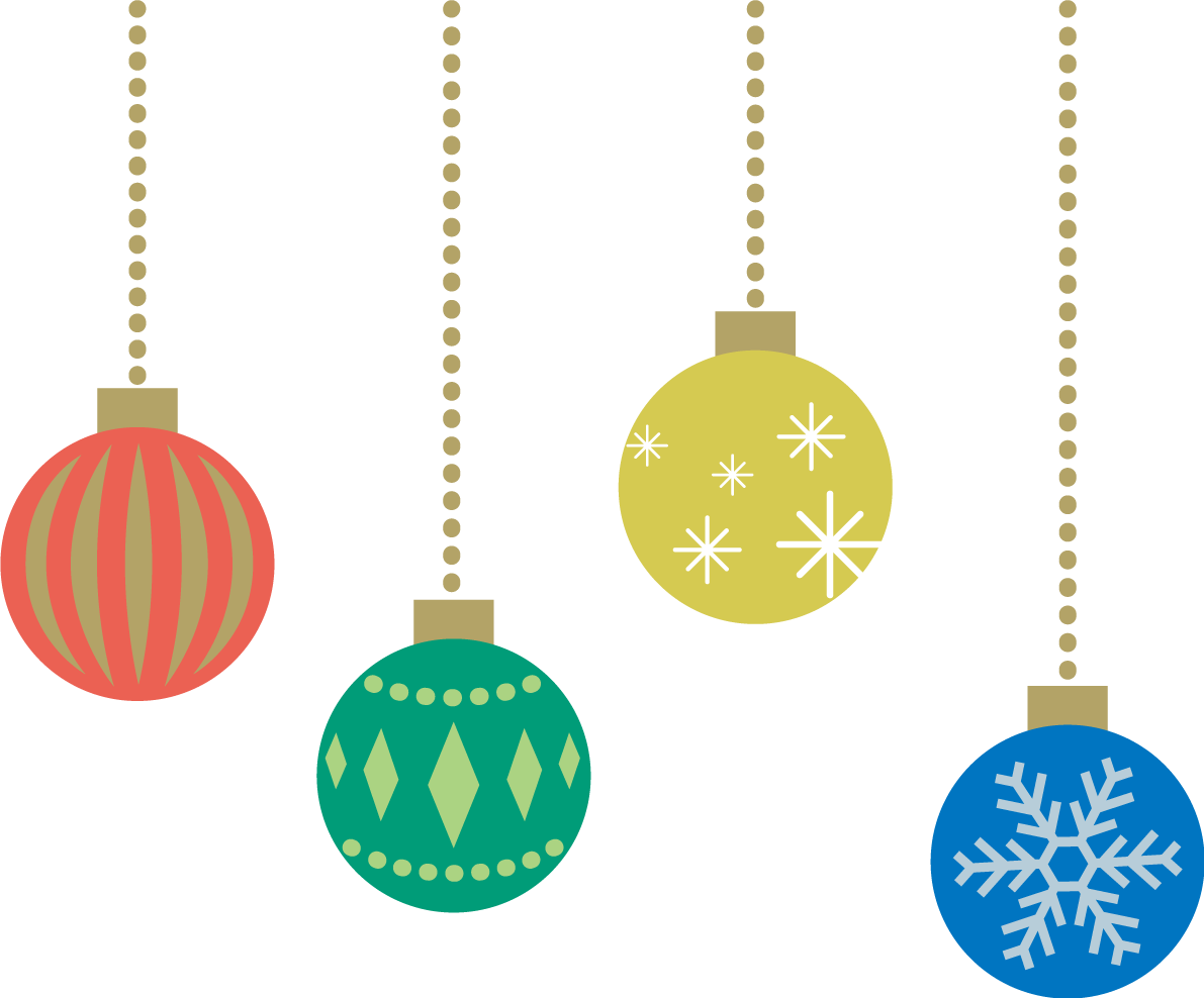 クリスマスオーナメント かわいいイラスト無料 フリー90079に写真・文字を入れる
