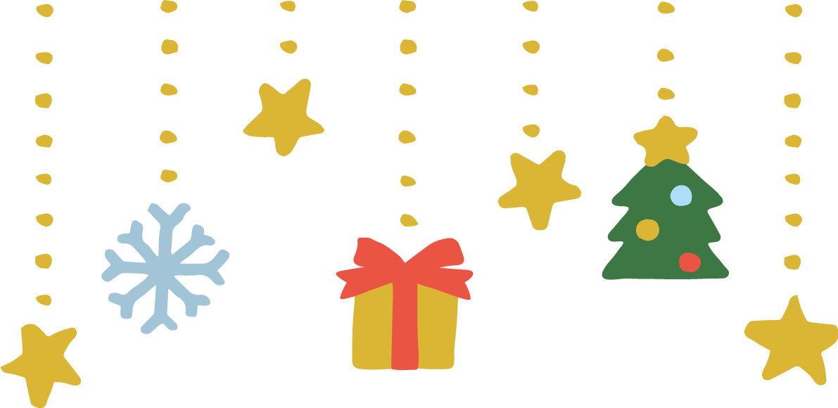 クリスマスモチーフのオーナメント かわいいイラスト無料 フリー90115に写真・文字を入れる