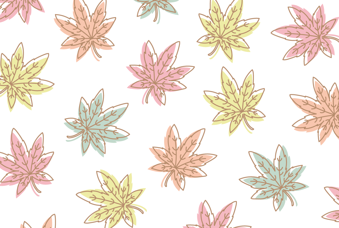 秋 おしゃれ 紅葉(もみじ) 背景 イラスト無料 フリー90176に写真・文字を入れる