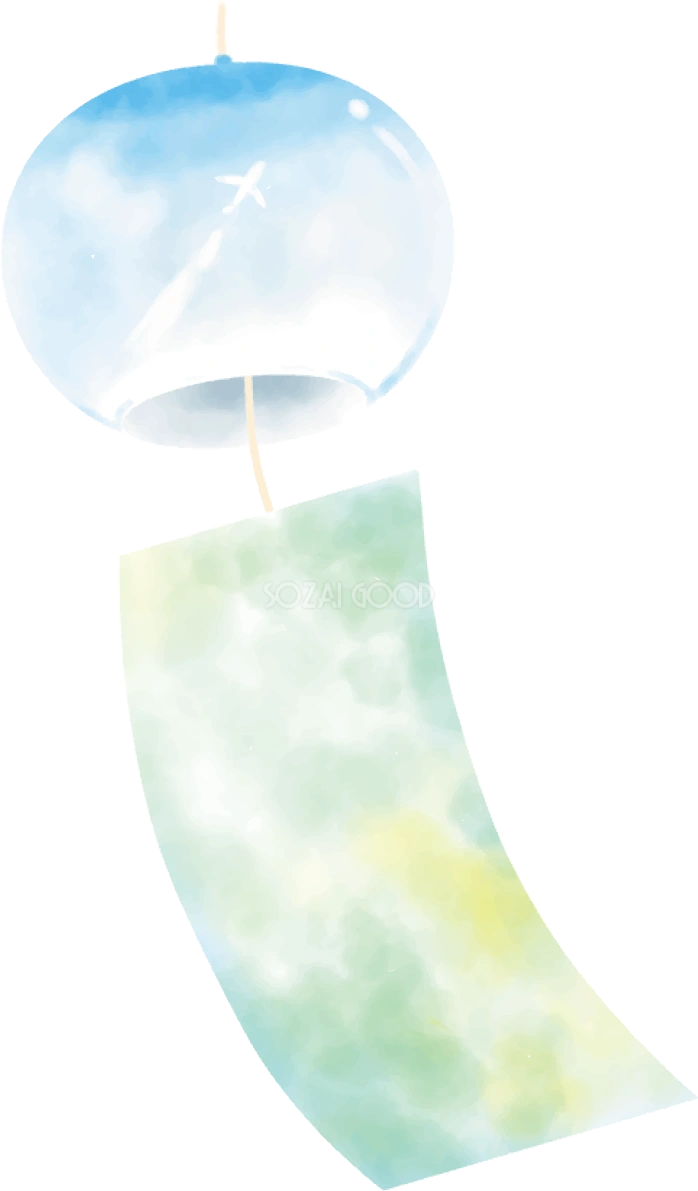 風鈴 おしゃれ 飛行機 イラスト無料 フリー90260