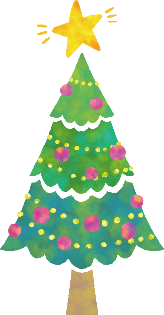 クリスマス ツリー 飾り おしゃれ イラスト無料 フリー90325に写真・文字を入れる
