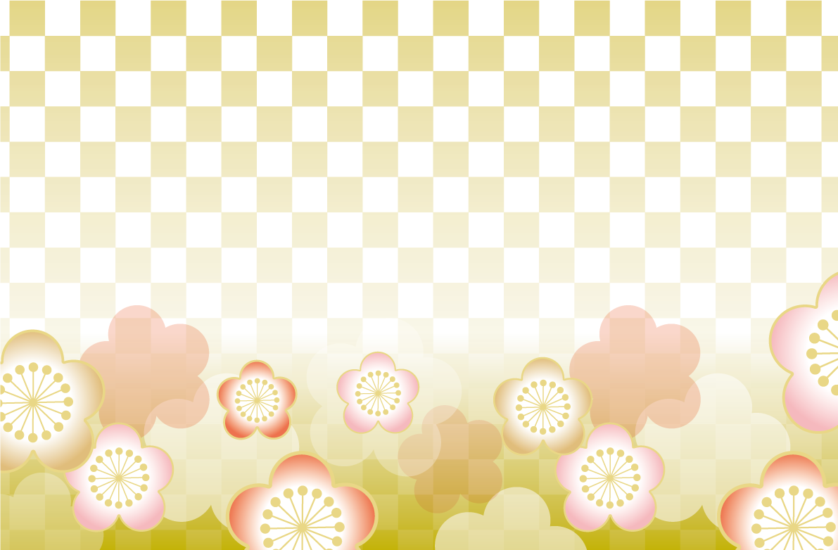 梅の花 背景 イラスト無料 フリー90391に写真・文字を入れる