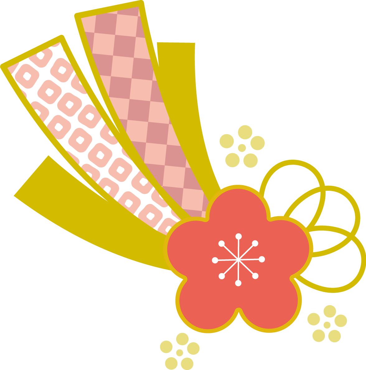 梅の花 和風 イラスト無料 フリー90397に写真・文字を入れる