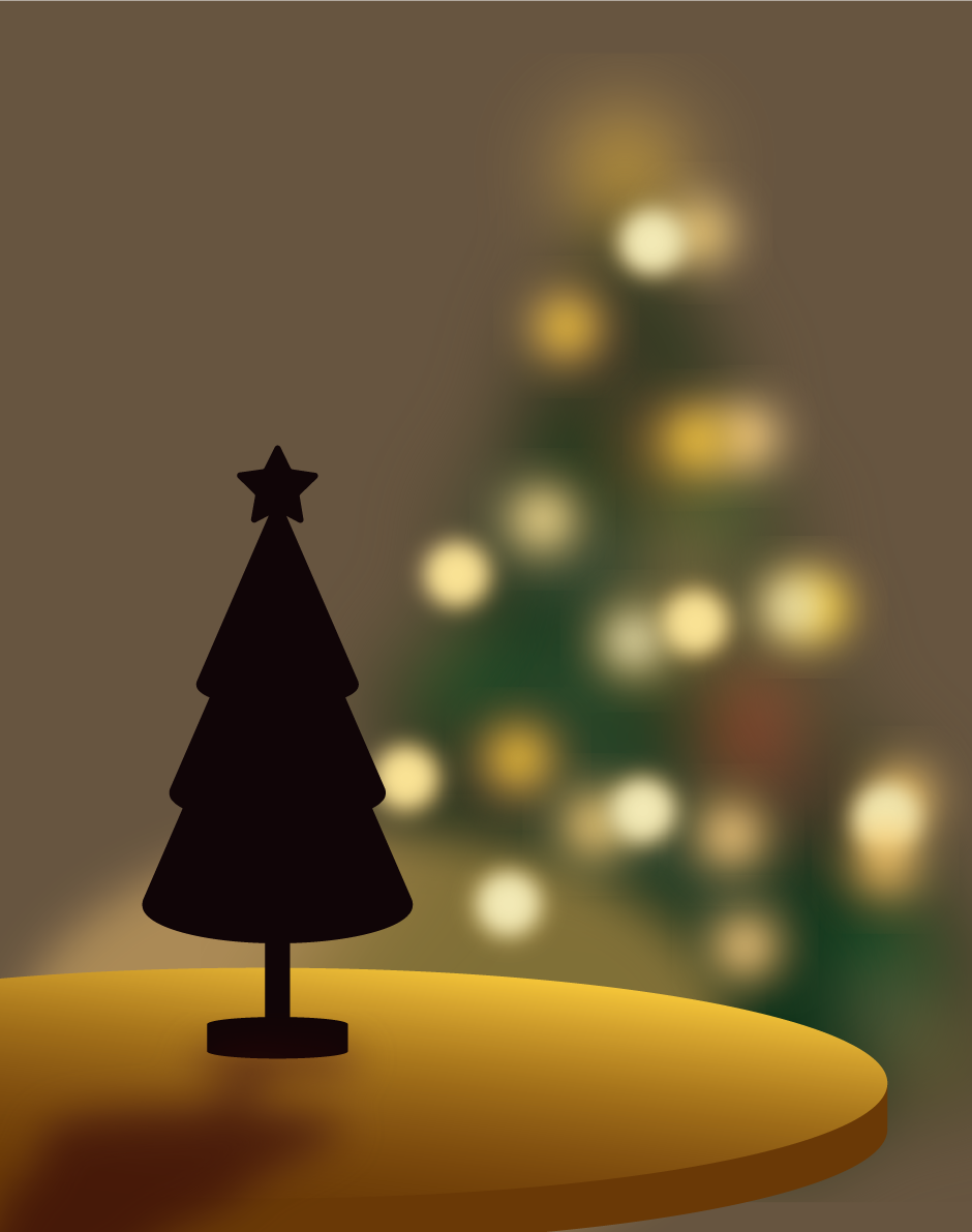 クリスマス おしゃれ 背景 イラスト無料 フリー90420に写真・文字を入れる