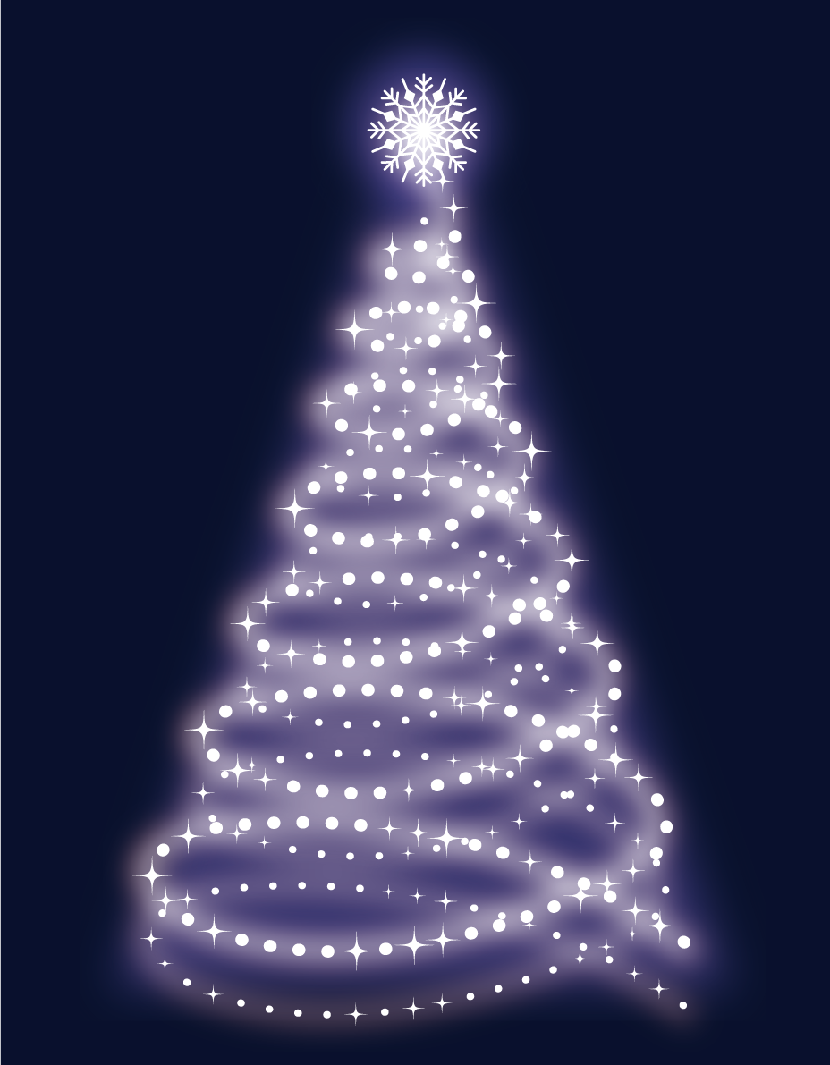 クリスマス 綺麗 ネオン イラスト無料 フリー90445に写真・文字を入れる