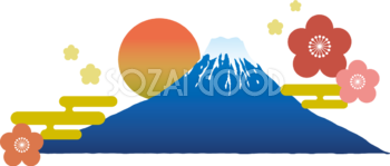 富士山 和風 イラスト無料 フリー90469