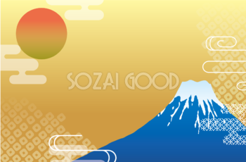 富士山 和風 背景イラスト無料 フリー90482