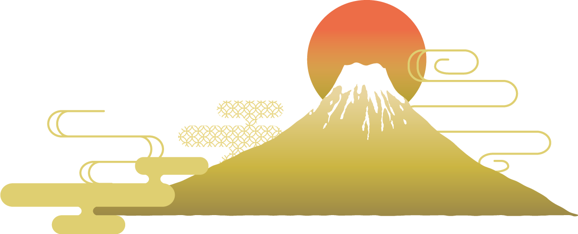 富士山 和風 背景イラスト無料 フリー90485に写真・文字を入れる