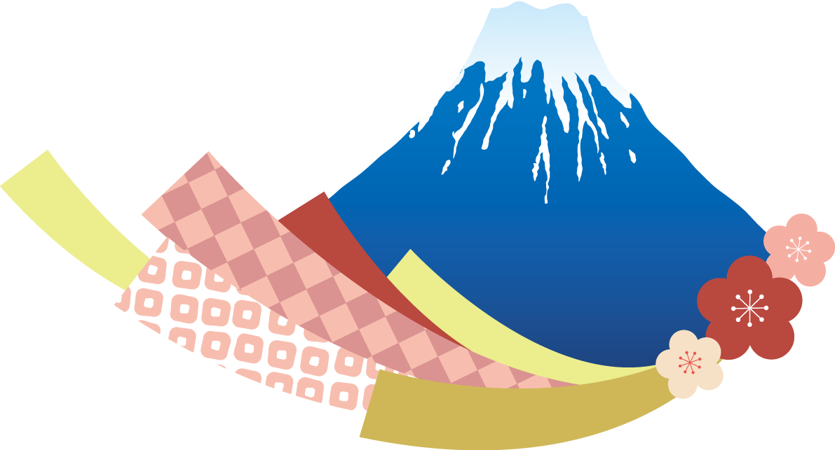 富士山 和風 イラスト無料 フリー90486に写真・文字を入れる