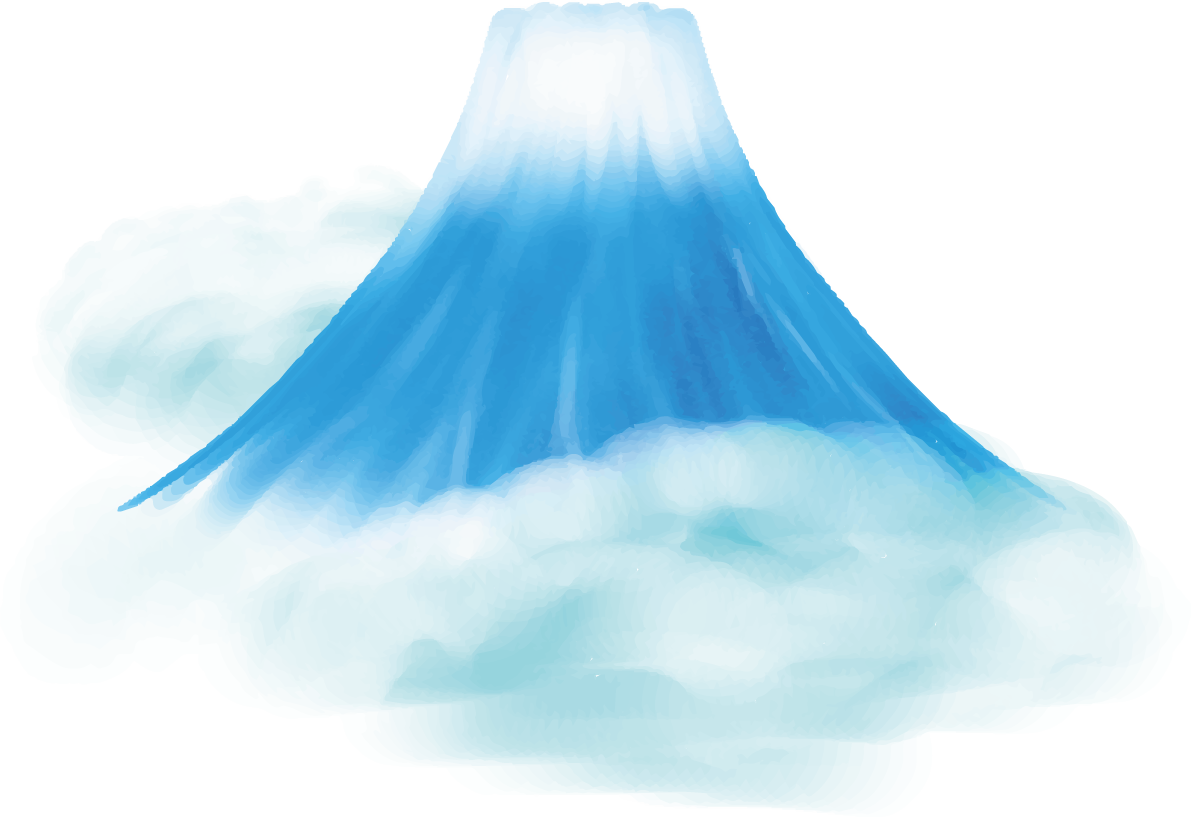 富士山 おしゃれ イラスト無料 フリー90492に写真・文字を入れる