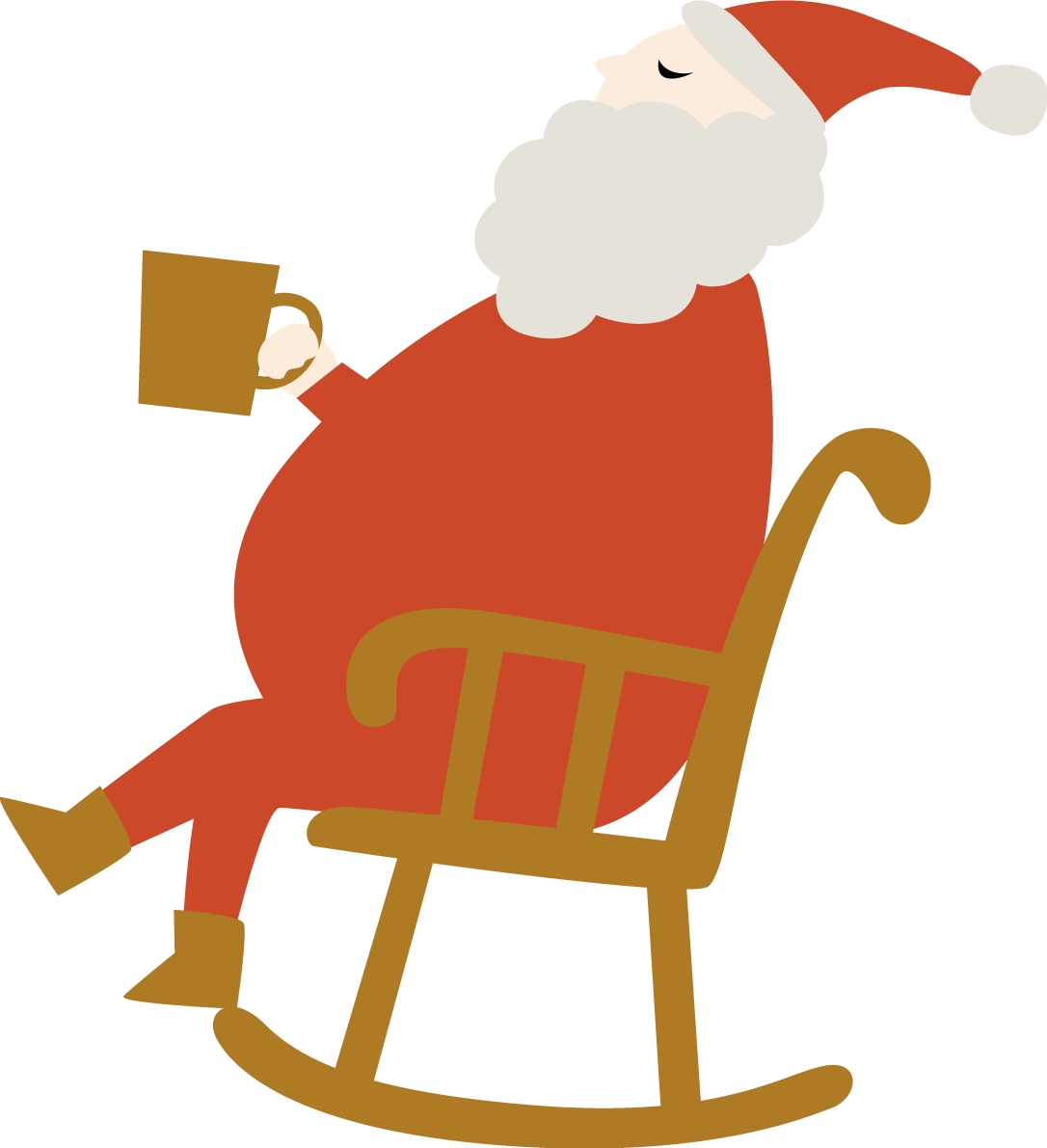 クリスマス おしゃれ サンタクロース イラスト無料 フリー90515に写真・文字を入れる