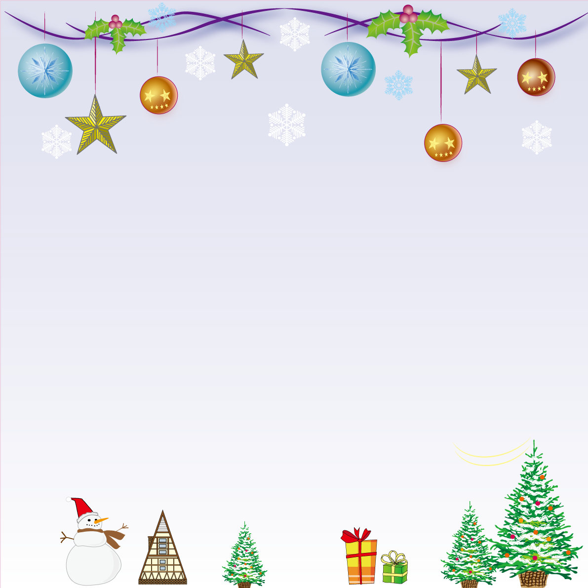 クリスマス フレーム枠イラスト無料 フリー90582に写真・文字を入れる