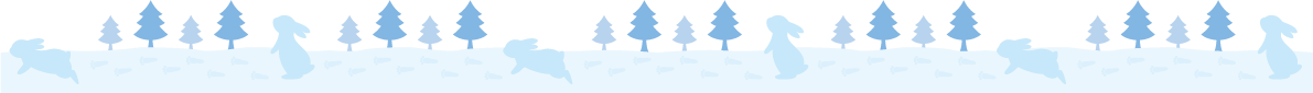 冬 雪 うさぎ ライン イラスト無料 フリー90688に写真・文字を入れる