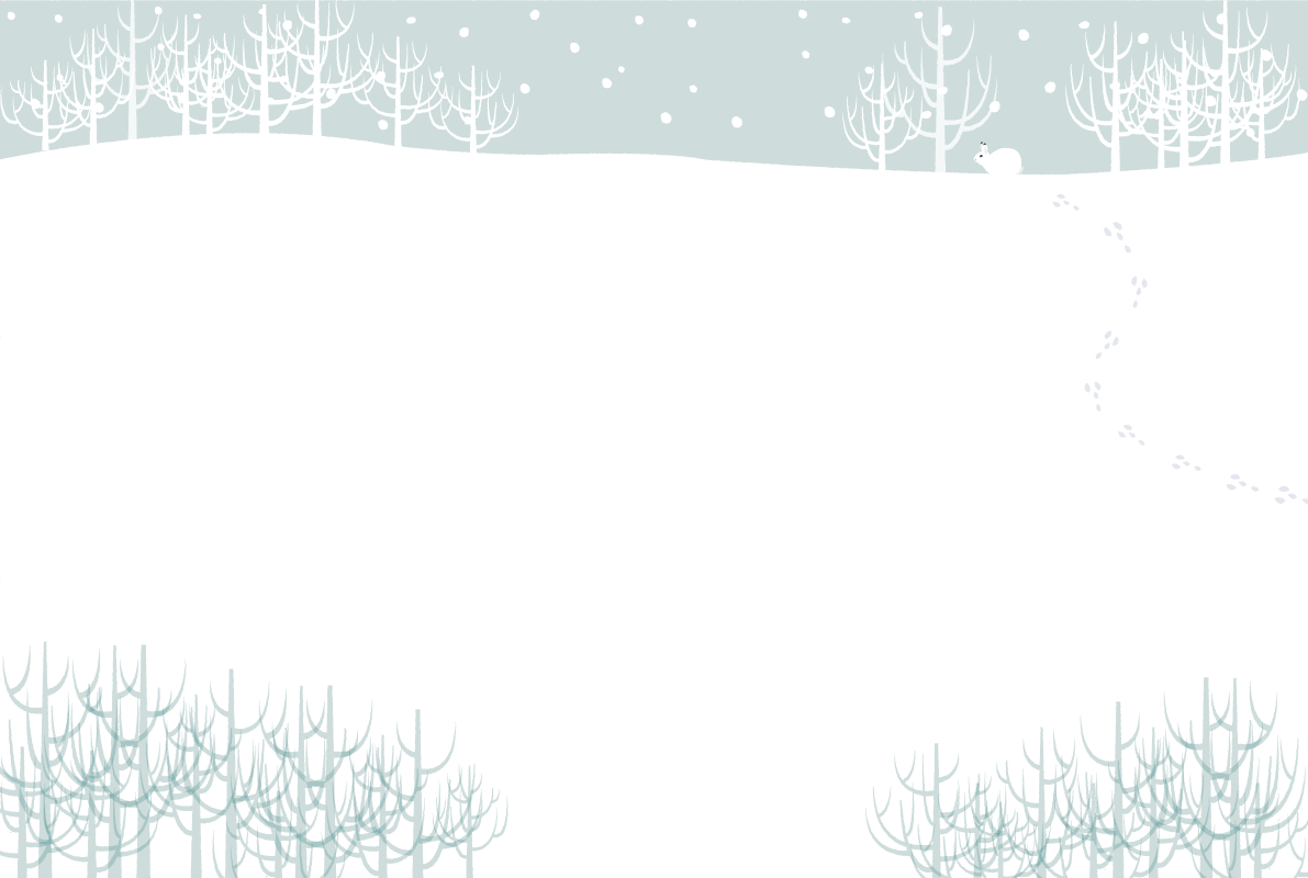 冬 雪 うさぎ フレーム枠 イラスト無料 フリー90734に写真・文字を入れる