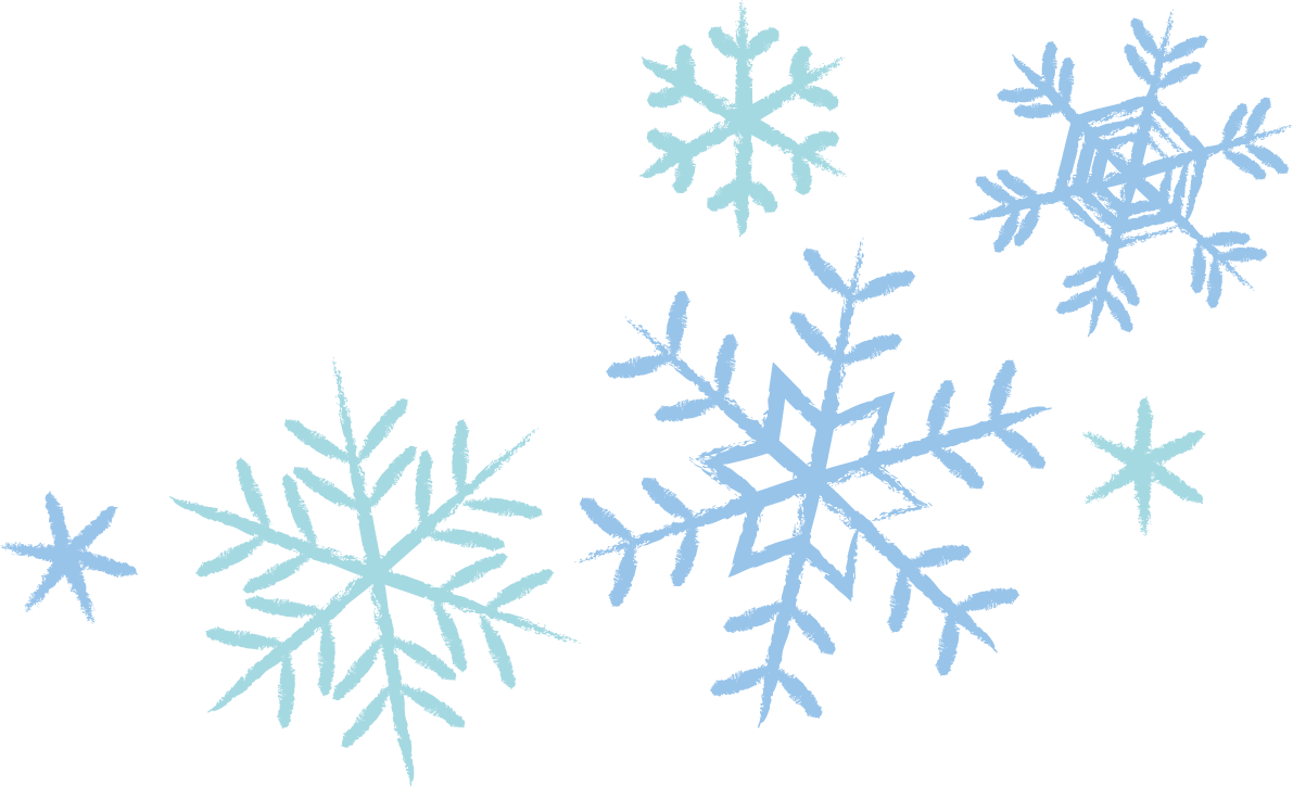 冬 雪の結晶 ワンポイント イラスト無料 フリー90749に写真・文字を入れる