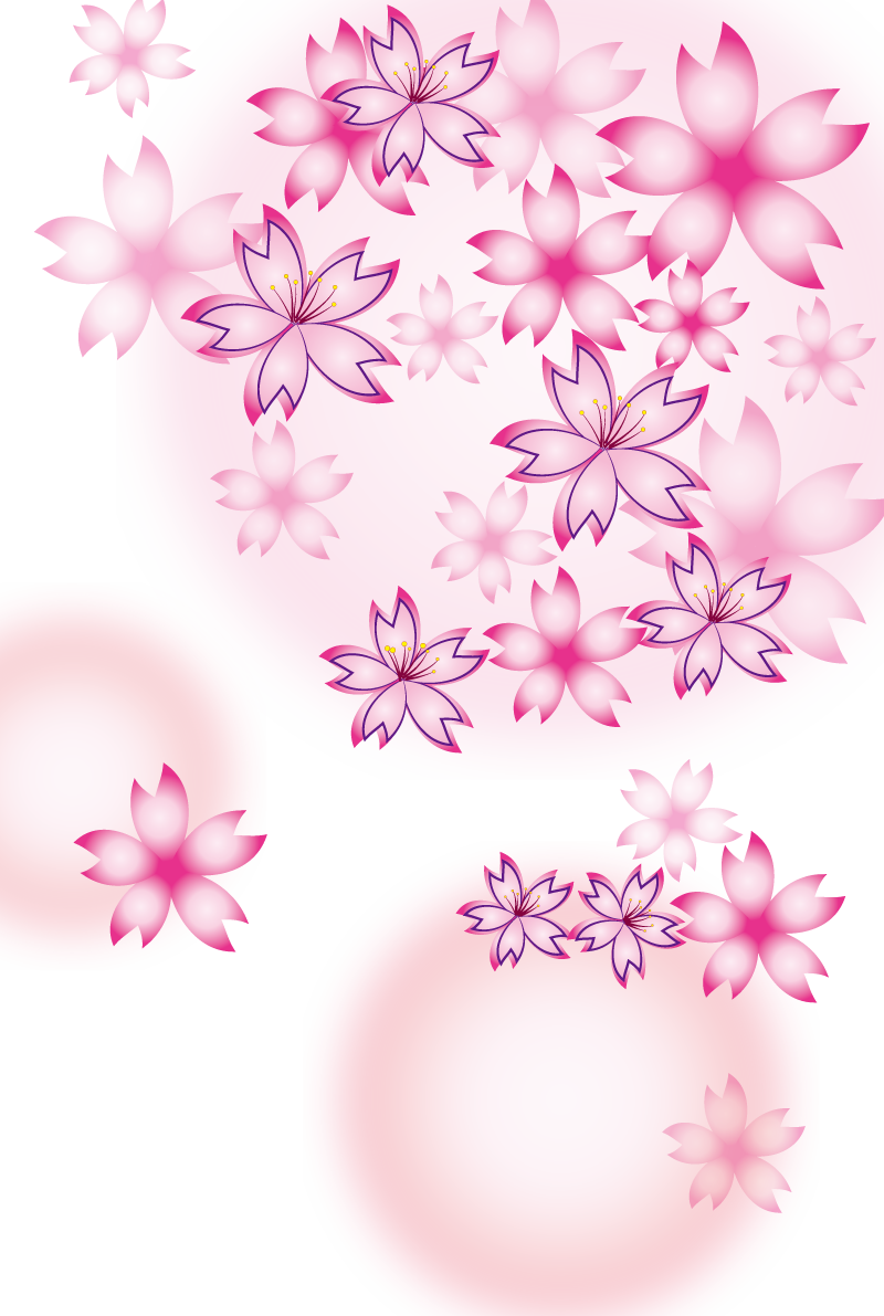 桜 背景 イラスト無料 フリー91076に写真・文字を入れる
